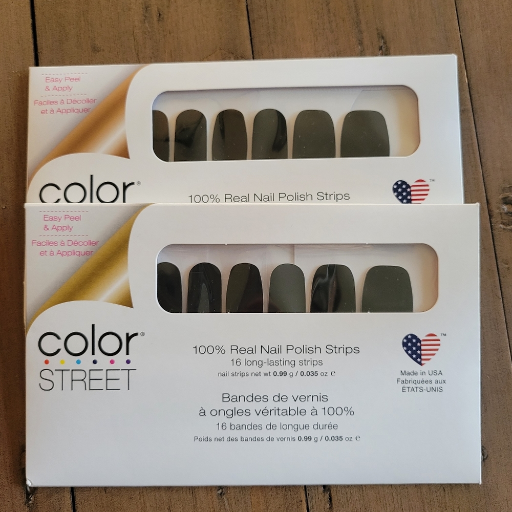 Two NWT Color Street Midnight in Manhattan